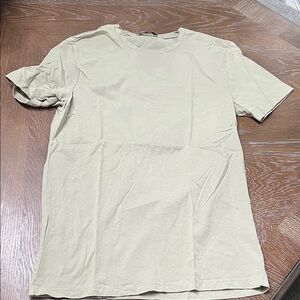 Zara Light Beige Short Sleeve Tee